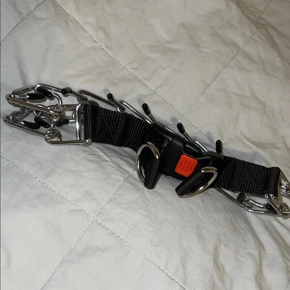 NEW! Metal Prong Dog Collar